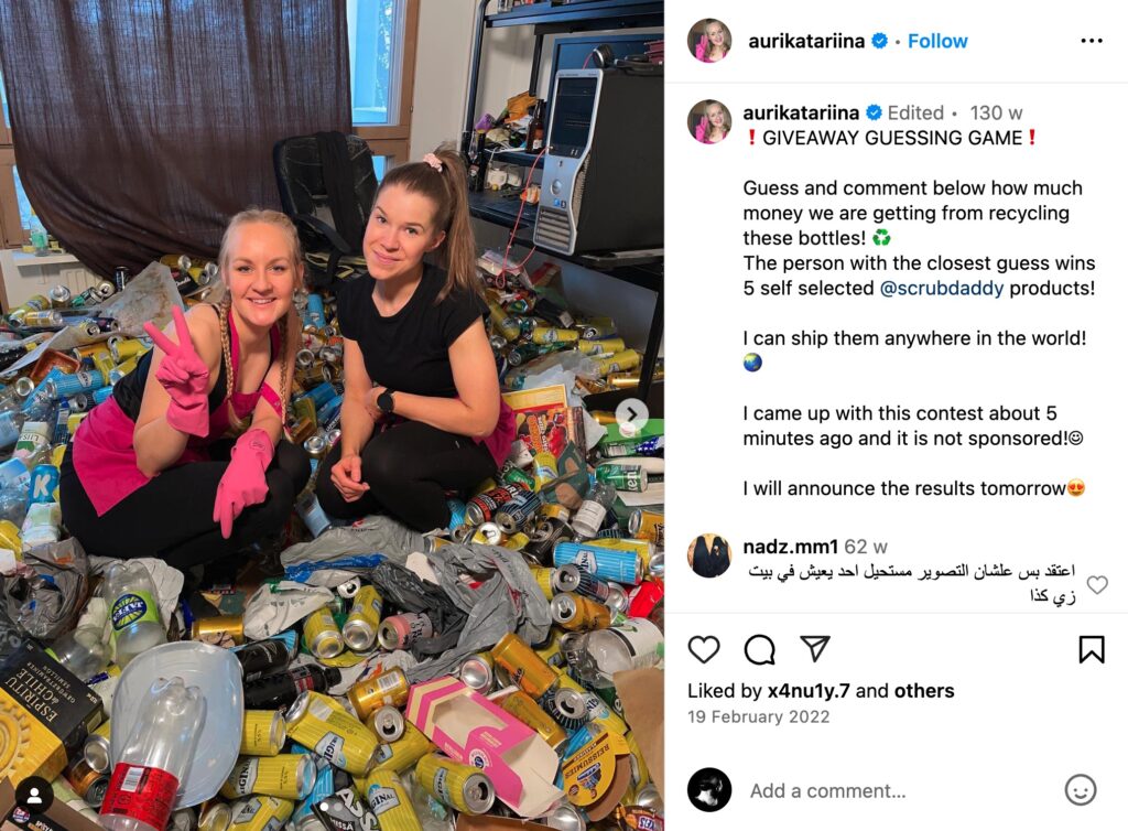 Aurikatariina Instagram Giveaway