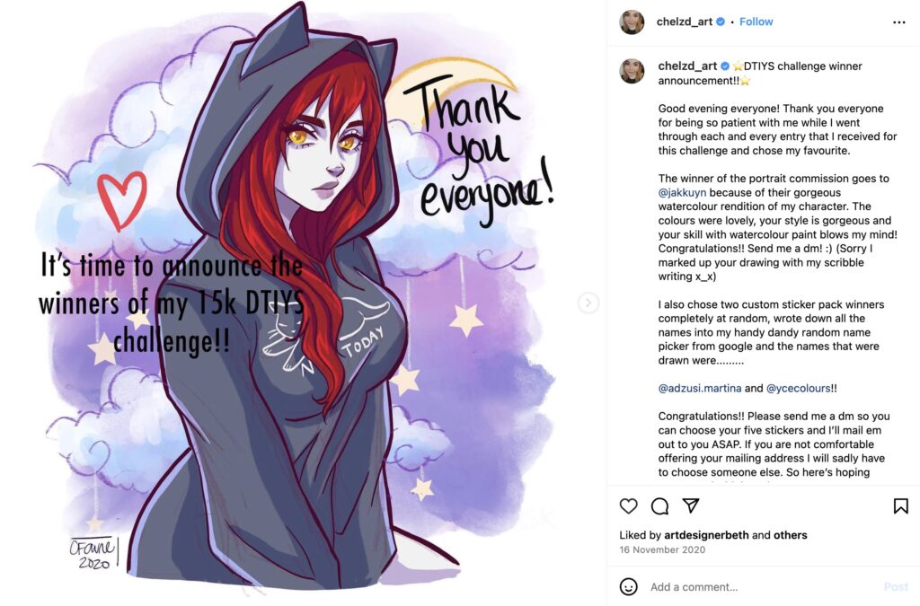 Chelsea Chira Art Competition