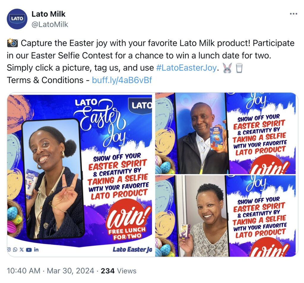 Lato Milk Twitter Giveaway