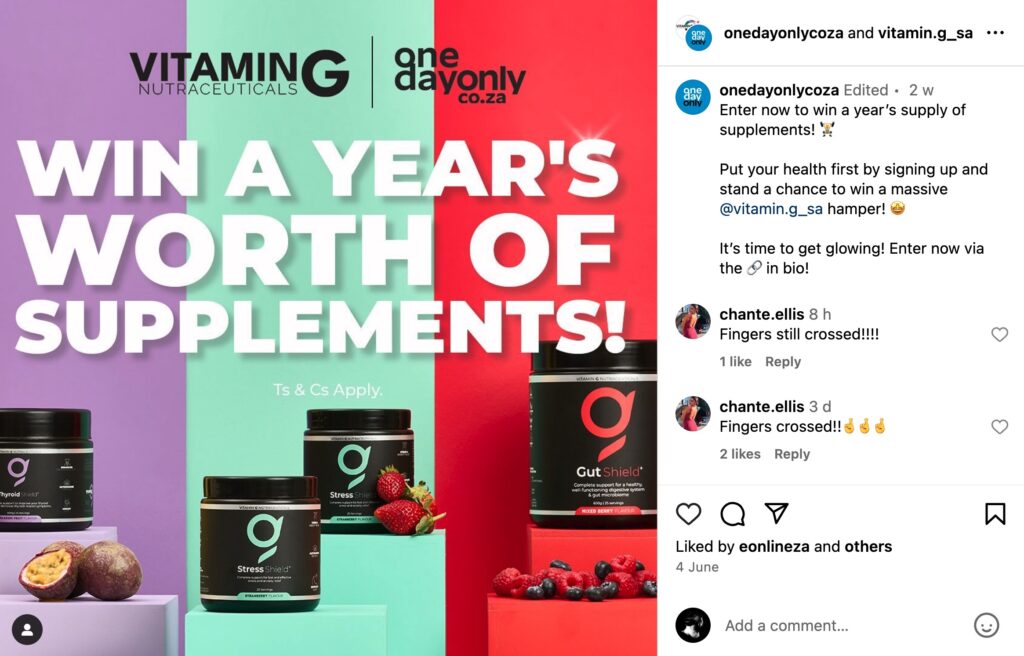 OneDayOnly Vitamin Giveaway