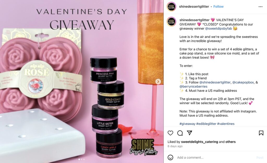 Shine-Dessert-Glitter-Instagram-Giveaway