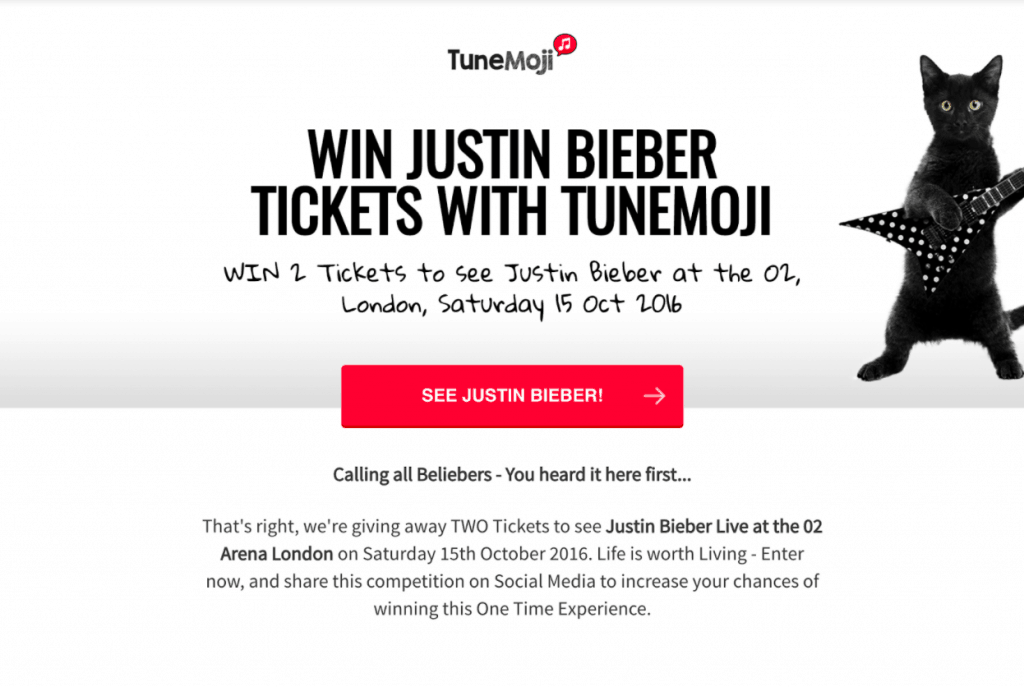 Justin Bieber Contest Case Study