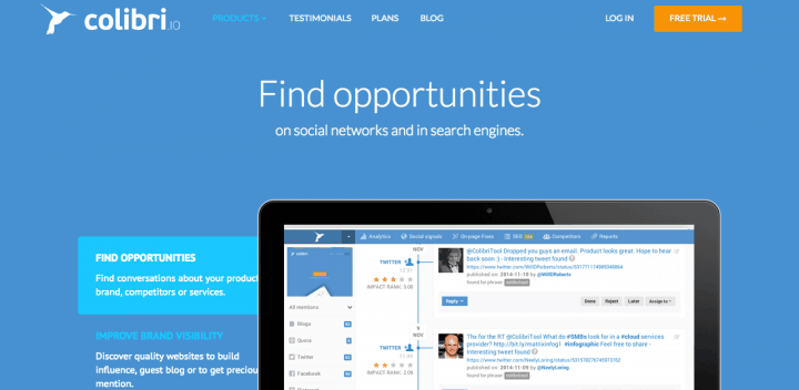  growth hacking tool - Colibri.io