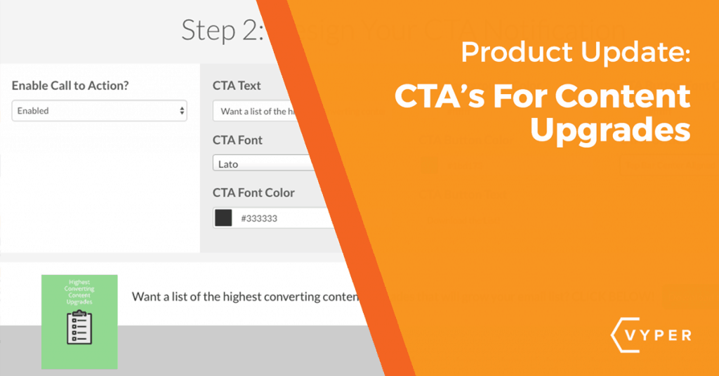 Content Upgrade CTA Banner