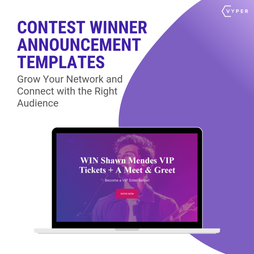 contest winner announcement templates