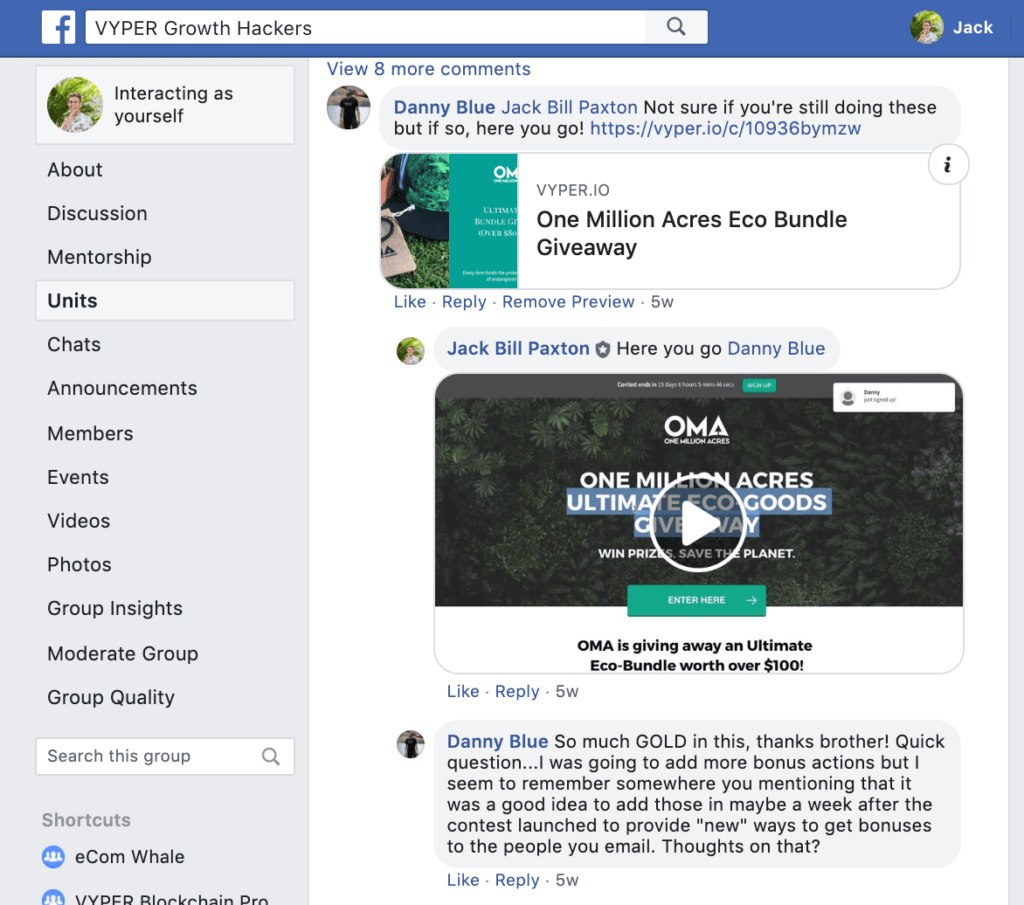 facebook contest review teardown