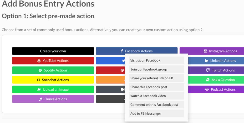 creative marketing ideas - social giveaway