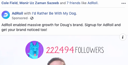 adroll-facebook-page-example