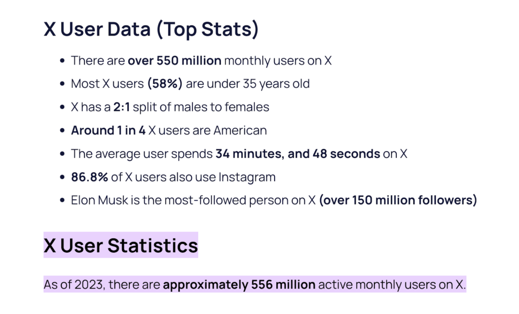 Twitter X Stats