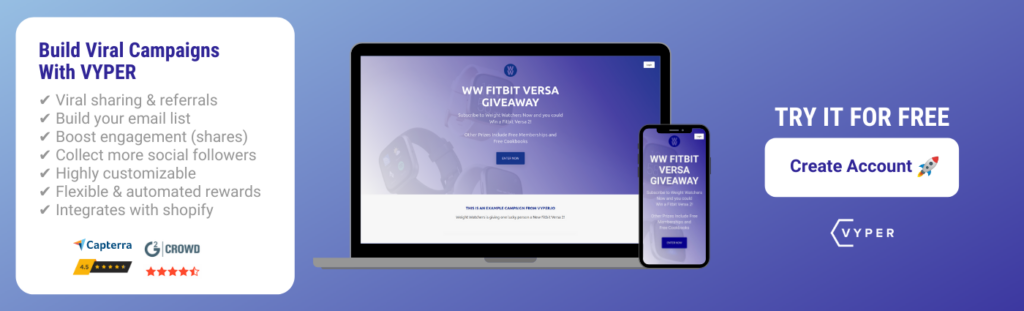 VYPER Free Account Signup WW