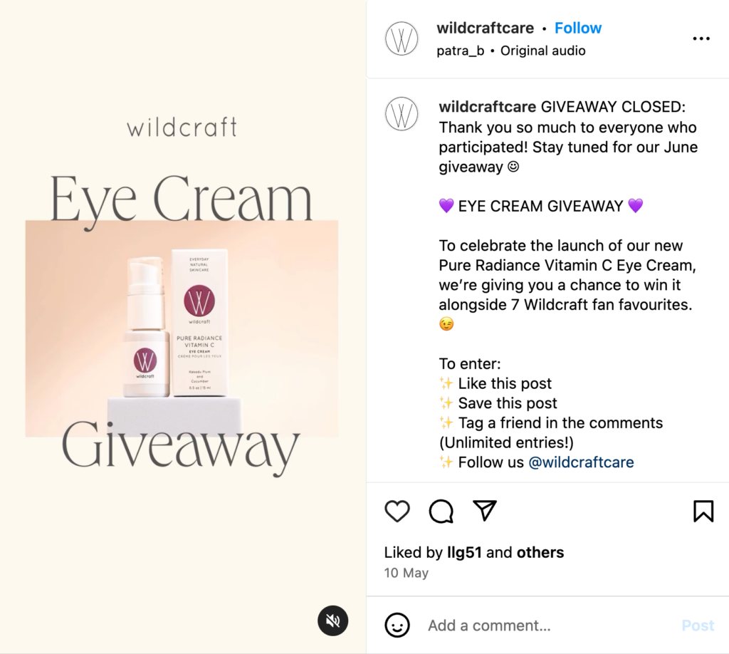 WildcraftCare Instagram Giveaway